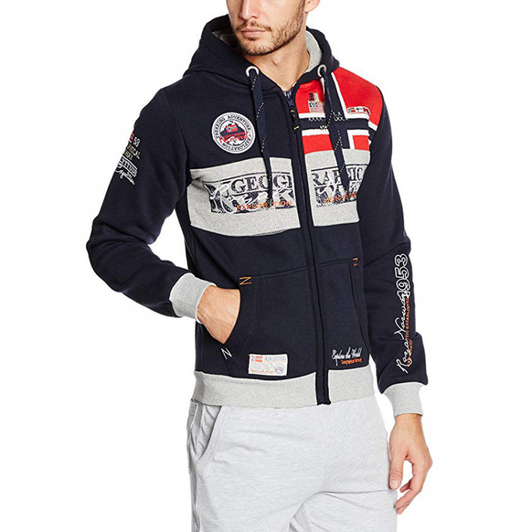 Толстовка мужская Geographical Norway синяя SR421H-450 изображение 1