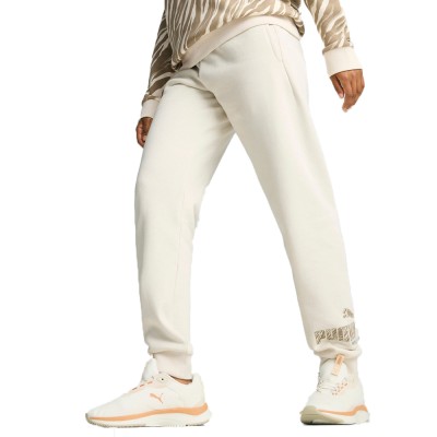 Брюки женские Puma ESS+ ANIMAL Pants FL молочные 68149687