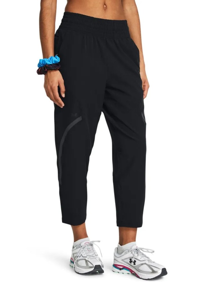 Брюки женские Under Armour Unstoppable Ankle Pant черные 1382741-001 изображение 2