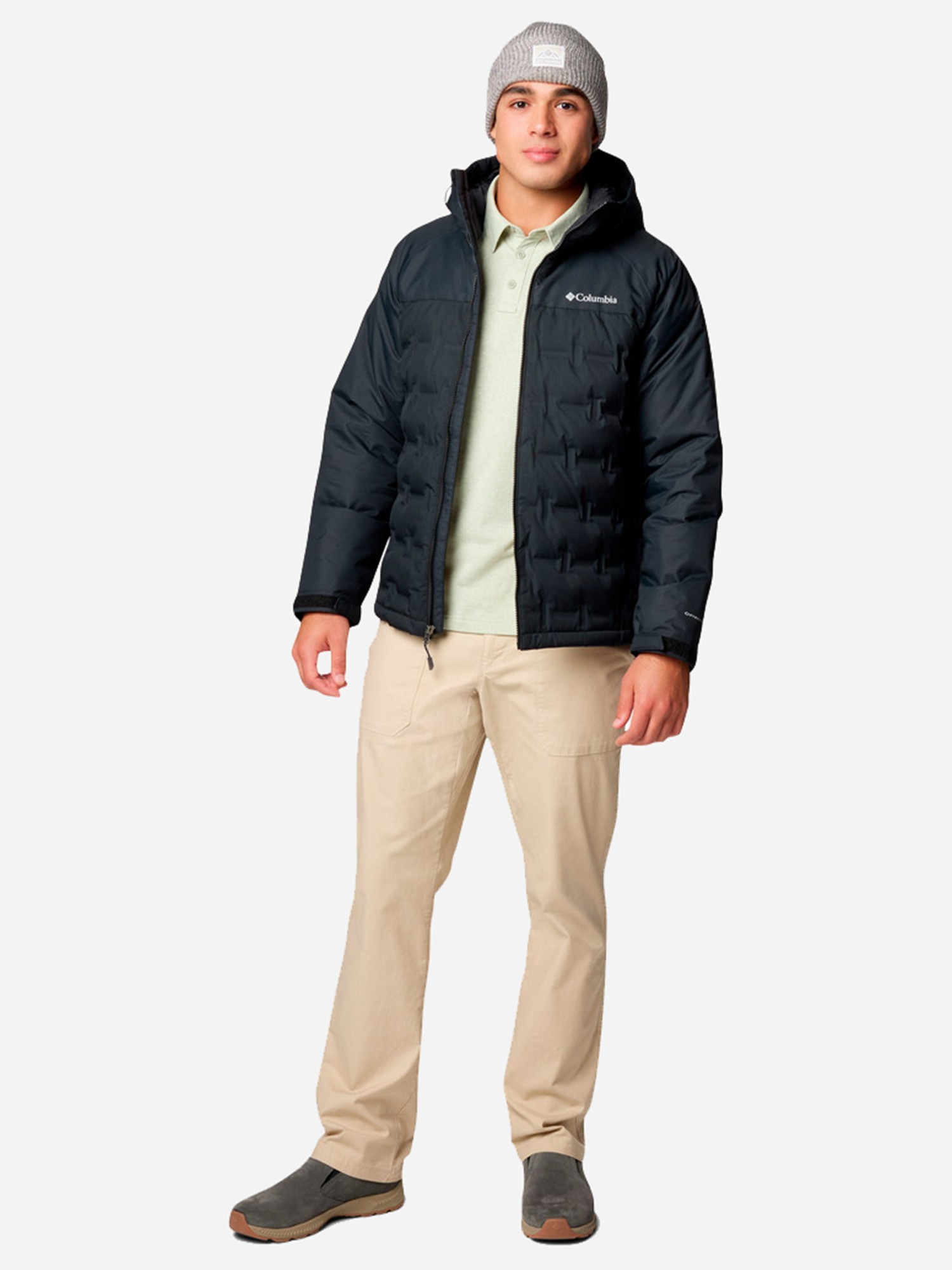 Куртка мужская Columbia Grand Trek™ III Down Hooded Jacket черная 2086111-010 изображение 5