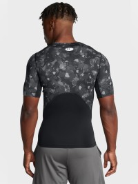 Футболка чоловіча Under Armour UA HG Armour Prtd SS чорна 1386937-001 изображение 3