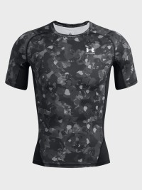 Футболка чоловіча Under Armour UA HG Armour Prtd SS чорна 1386937-001 изображение 4