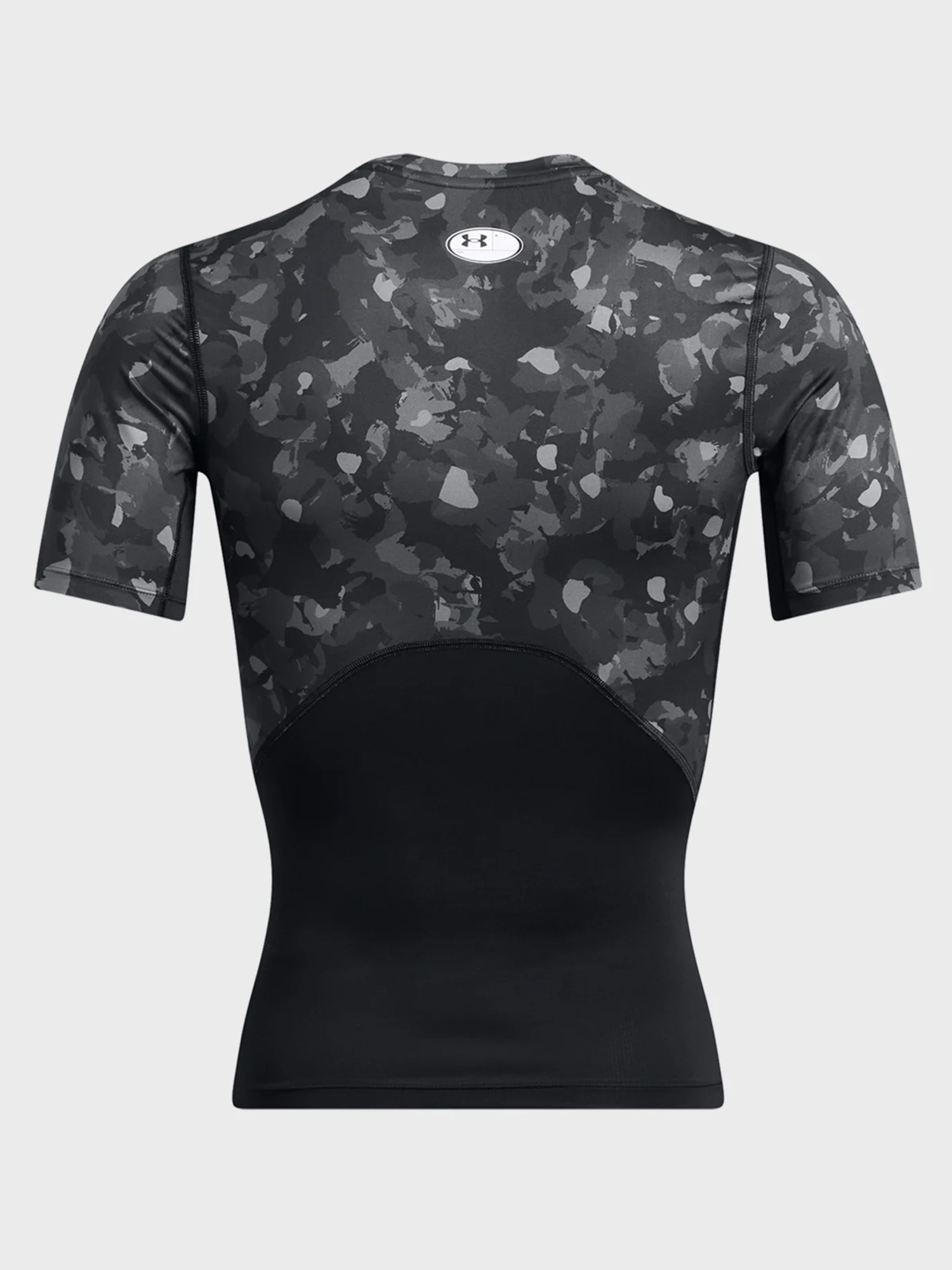 Футболка мужская Under Armour UA HG Armour Prtd SS черная 1386937-001 изображение 5