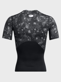 Футболка чоловіча Under Armour UA HG Armour Prtd SS чорна 1386937-001 изображение 5