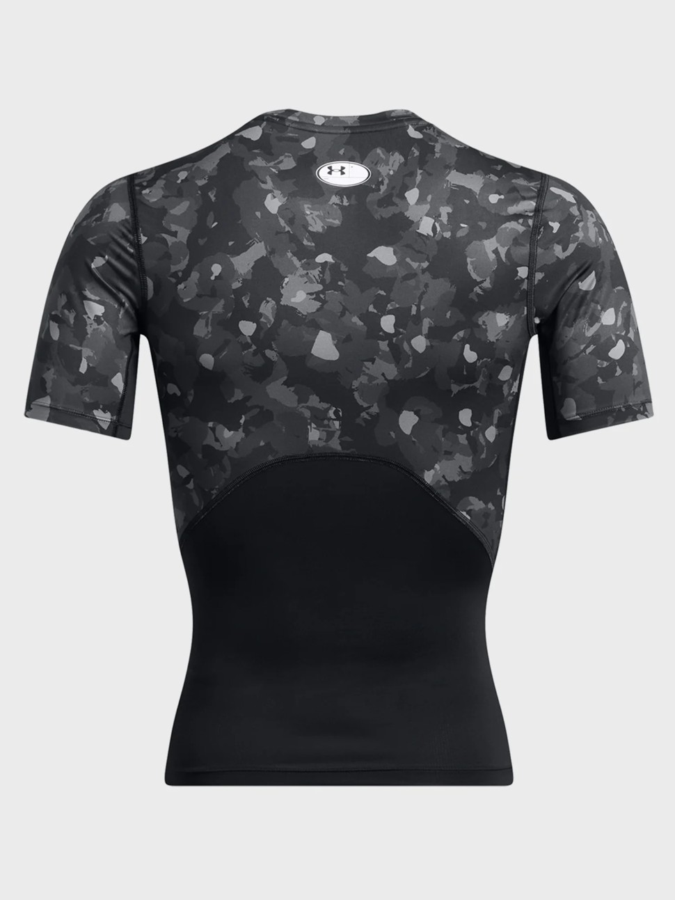 Футболка чоловіча Under Armour UA HG Armour Prtd SS чорна 1386937-001 — фото 5