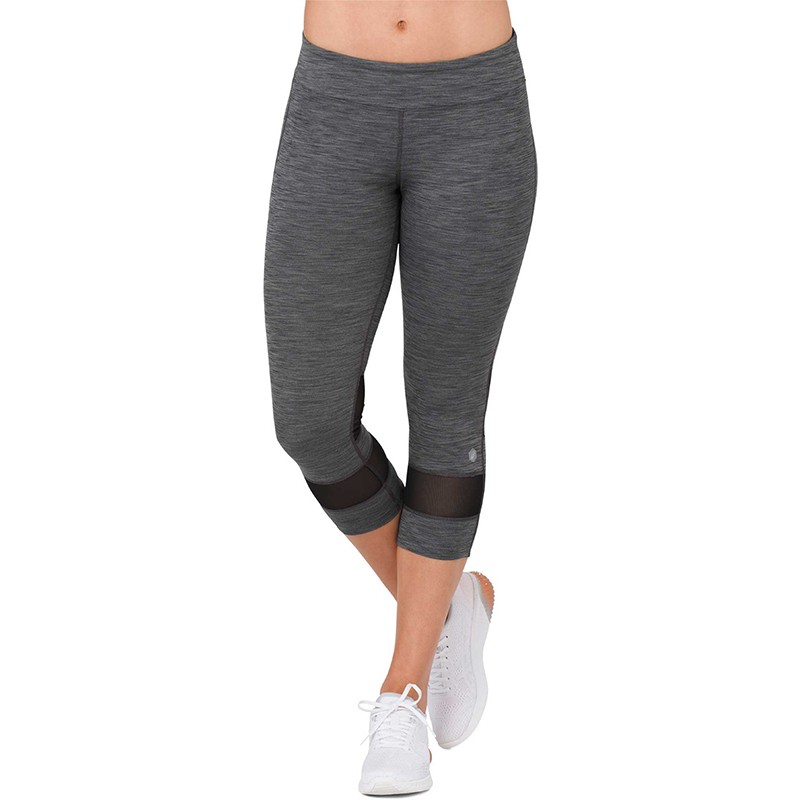 Леггинсы женские Asics MELANGE TIGHT 3/4 серые 153410-0903 изображение 2