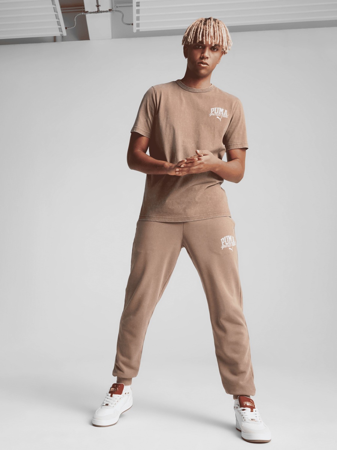 Брюки мужские Puma PUMA CLASS Sweatpants коричневые 68464293 изображение 3