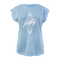 Жіноча футболка Radder Cotol блакитна 220008-410 