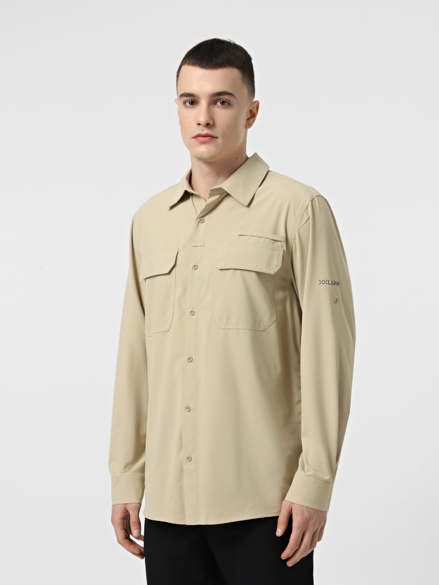 Рубашка мужская Larum Randle бежевая 162505-125 изображение 2