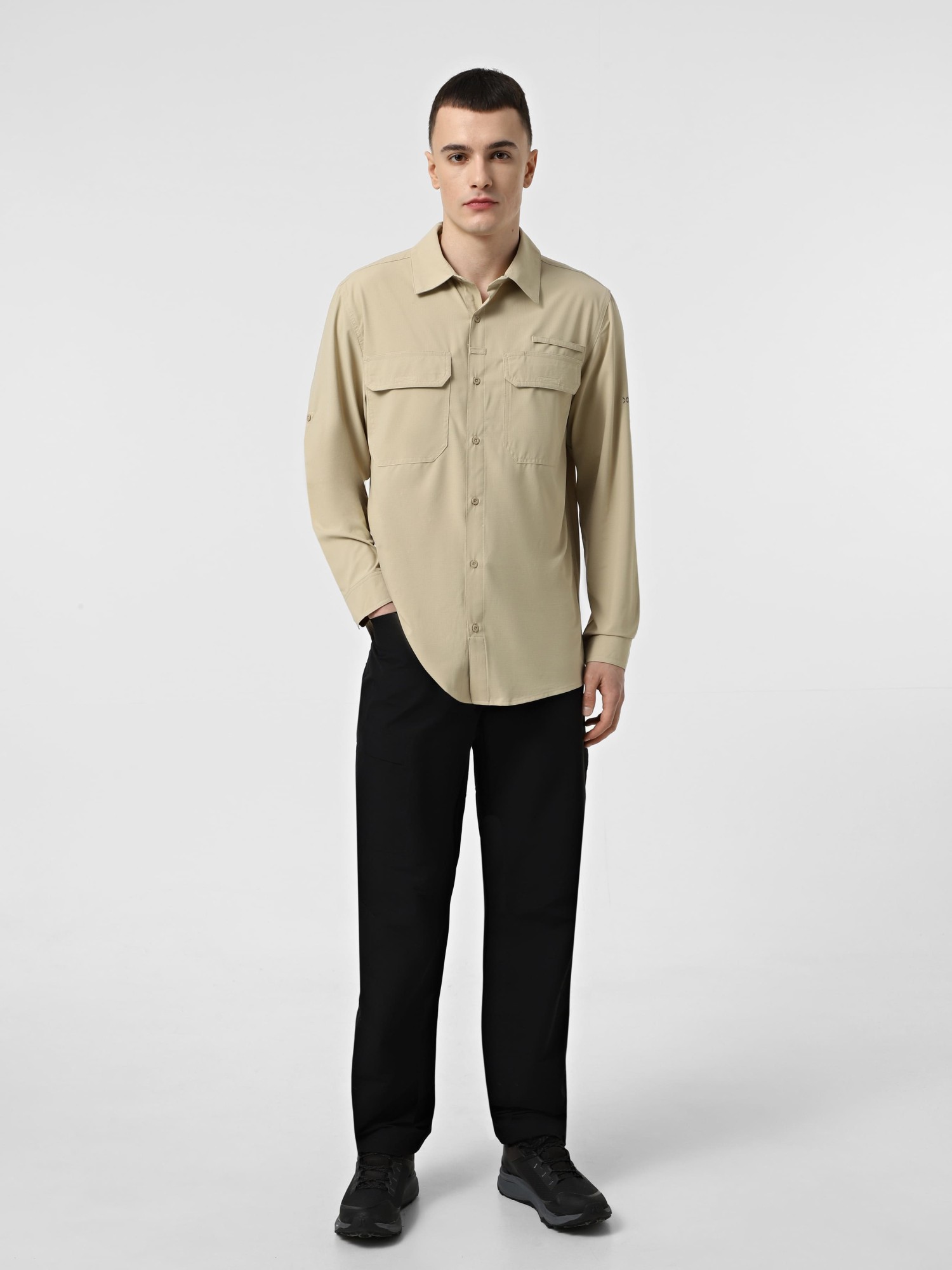 Рубашка мужская Larum Randle бежевая 162505-125 изображение 6