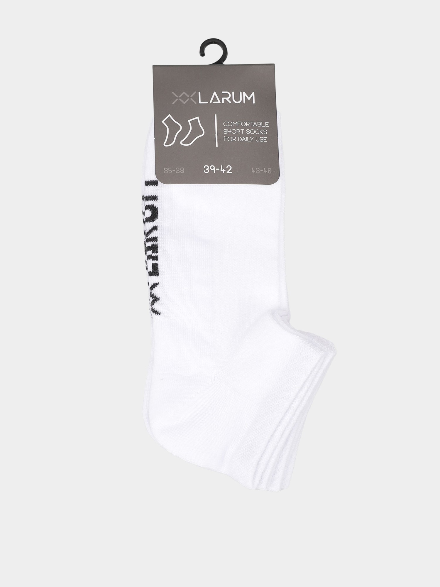 Носки Larum Cooper 3P белые 252510-100 изображение 2