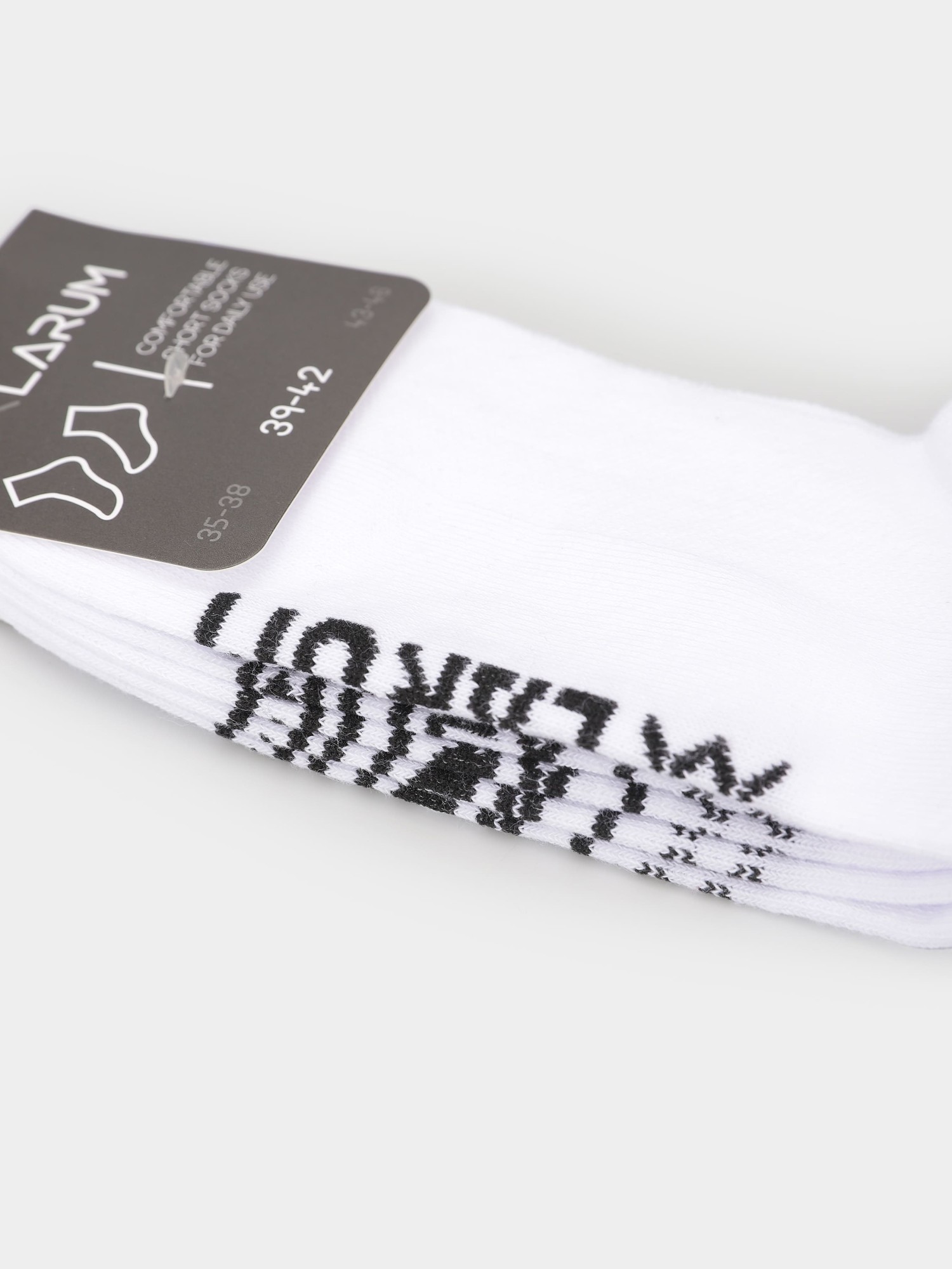 Носки Larum Cooper 3P белые 252510-100 изображение 4