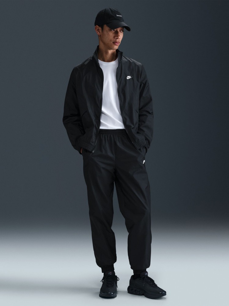 Костюм чоловічий Nike M NK CLUB WVN TRK SUIT чорний HJ1985-011 изображение 2