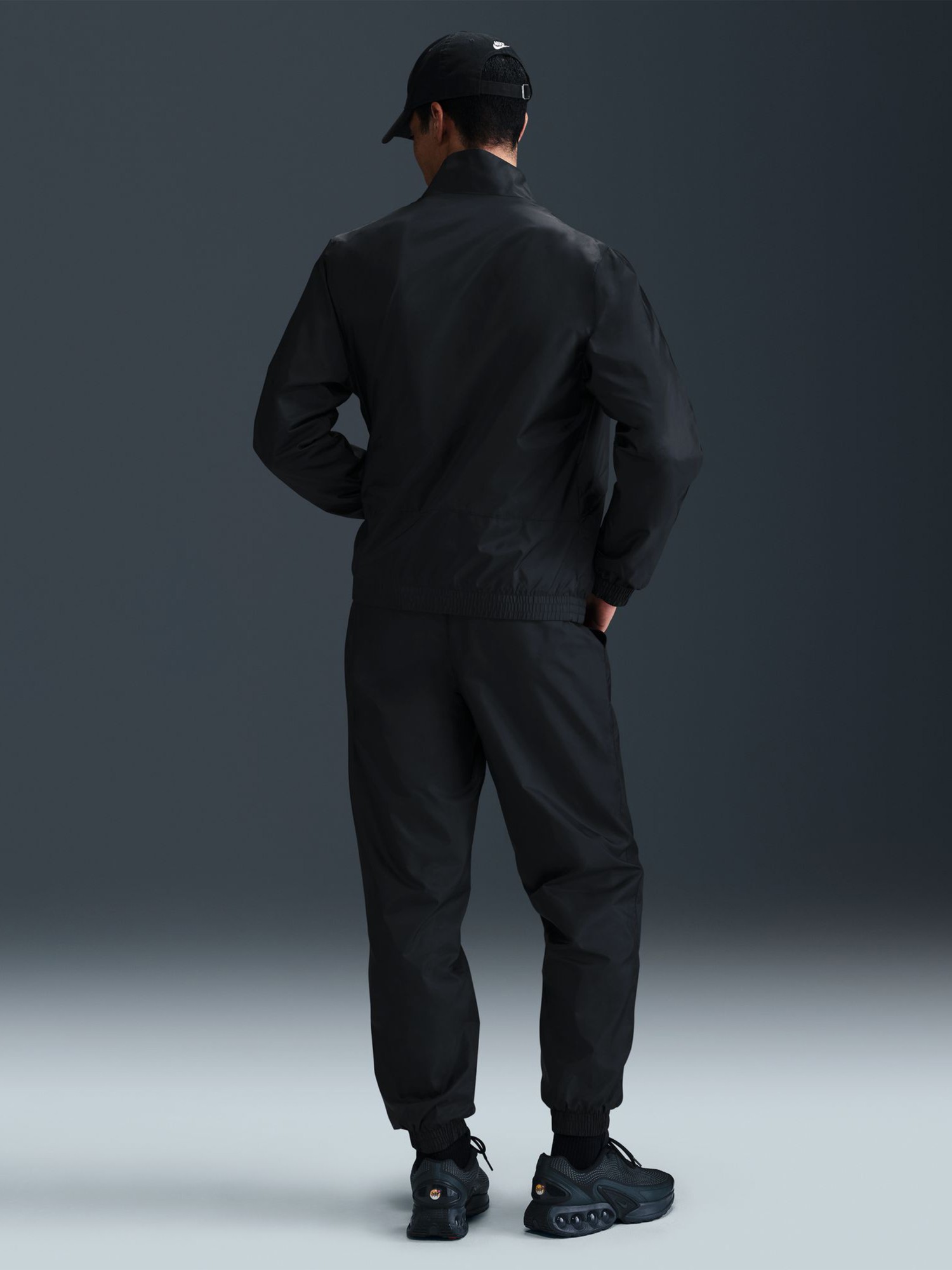 Костюм мужской Nike M NK CLUB WVN TRK SUIT черный HJ1985-011 изображение 3