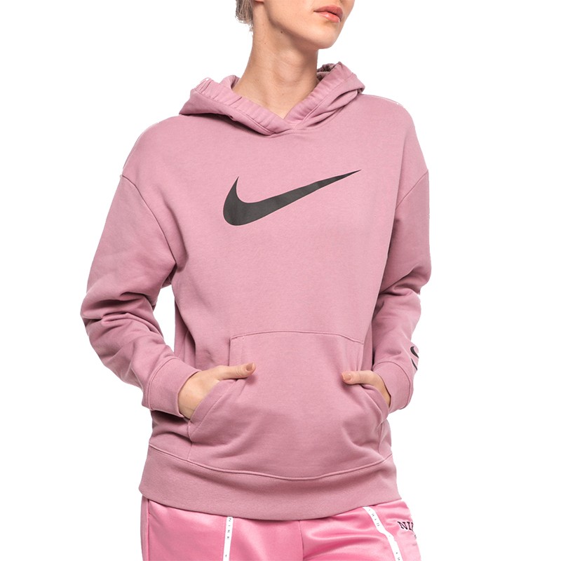 Толстовка жіноча Nike Sportswear Swoosh рожева CJ3761-515 — фото 2 — Sport City Толстовка жіноча Nike Sportswear Swoosh рожева CJ3761-515 — фото 2
