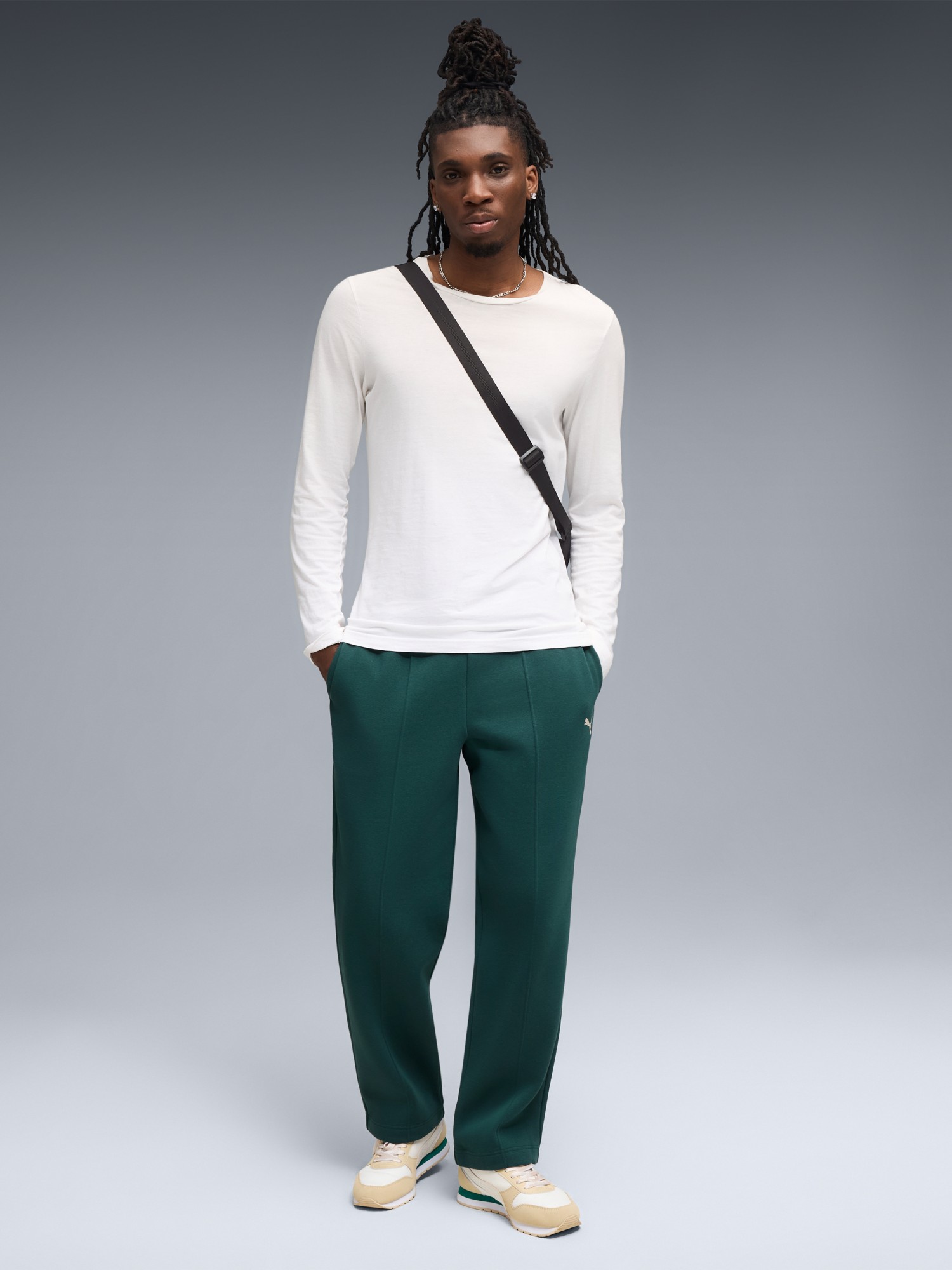 Штани чоловічі Puma CLASS Sweatpants зелені 68821575 изображение 4