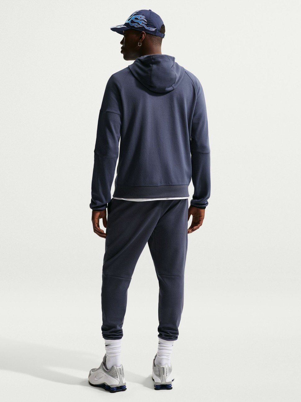 Толстовка чоловіча Nike M NSW TE FZ FLC HOODIE синя DD5284-437 — фото 3 — Sport City Толстовка чоловіча Nike M NSW TE FZ FLC HOODIE синя DD5284-437 — фото 3