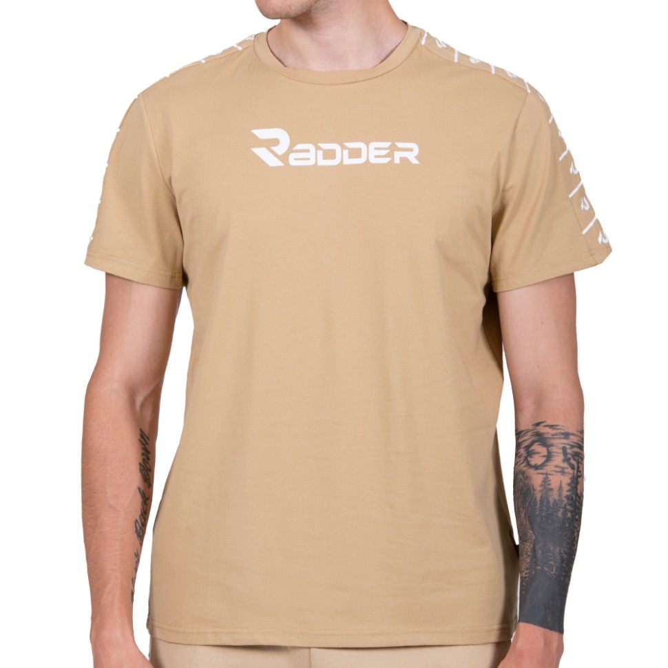 Футболка мужская Radder Rigel бежевая 442139-125 — Sport City Футболка мужская Radder Rigel бежевая 442139-125