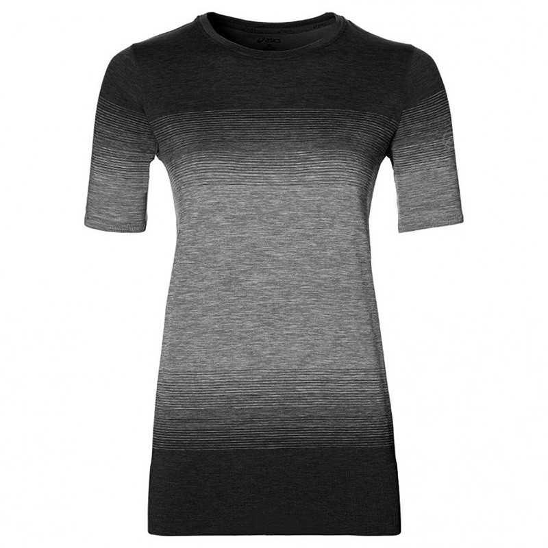 Футболка женская Asics FUZEX SEAMLESS SS (W) серая 143625-0946