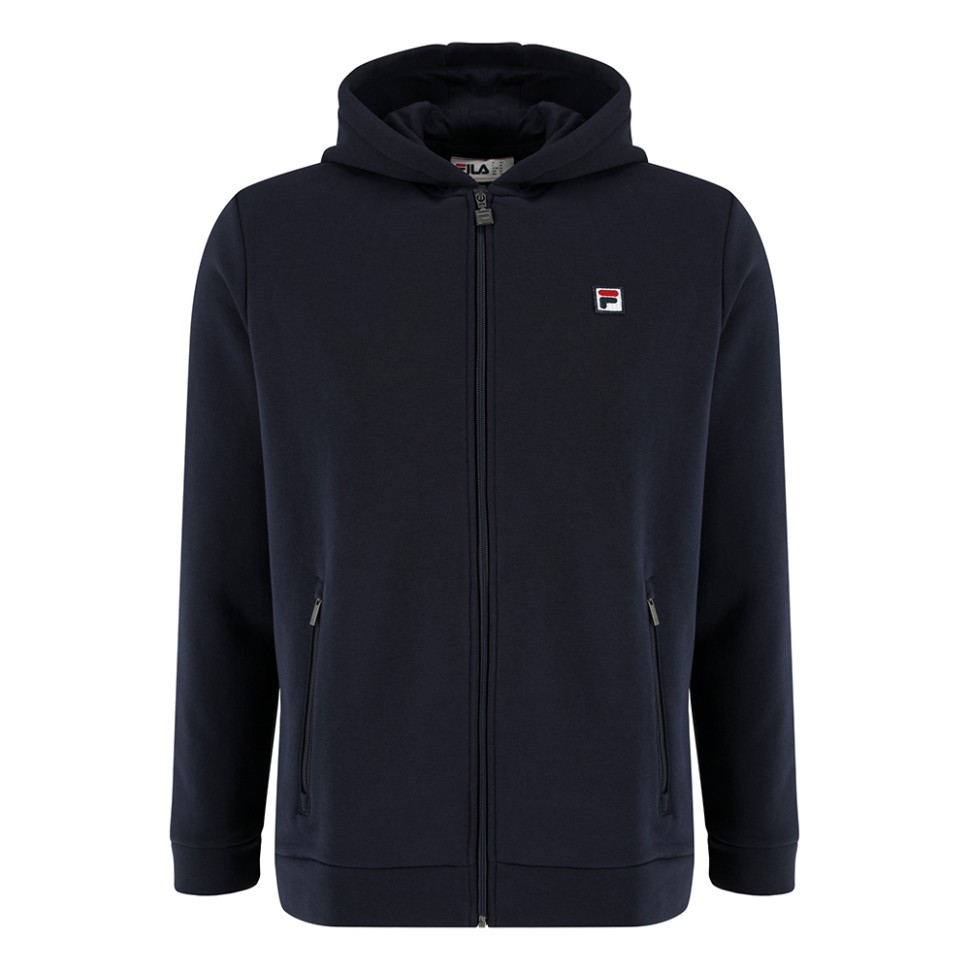 Толстовка мужская Fila темно-синня 110549-Z4 — Sport City Толстовка мужская Fila темно-синня 110549-Z4