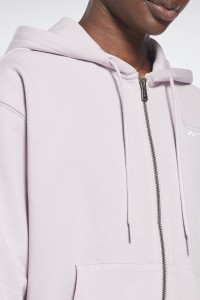 Толстовка женская Reebok Ri French Terry Ful фиолетовая HB2323 изображение 5