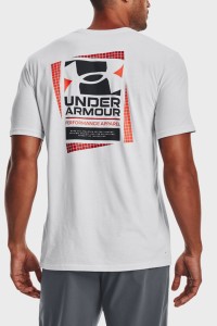 Футболка чоловіча Under Armour Ua Multicolor Box Logo Ss сіра 1370529-014 изображение 3