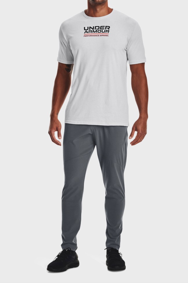 Футболка чоловіча Under Armour Ua Multicolor Box Logo Ss сіра 1370529-014 изображение 5