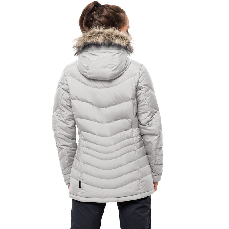 Пуховик женский Jack Wolfskin серый 1202901-4650 изображение 3