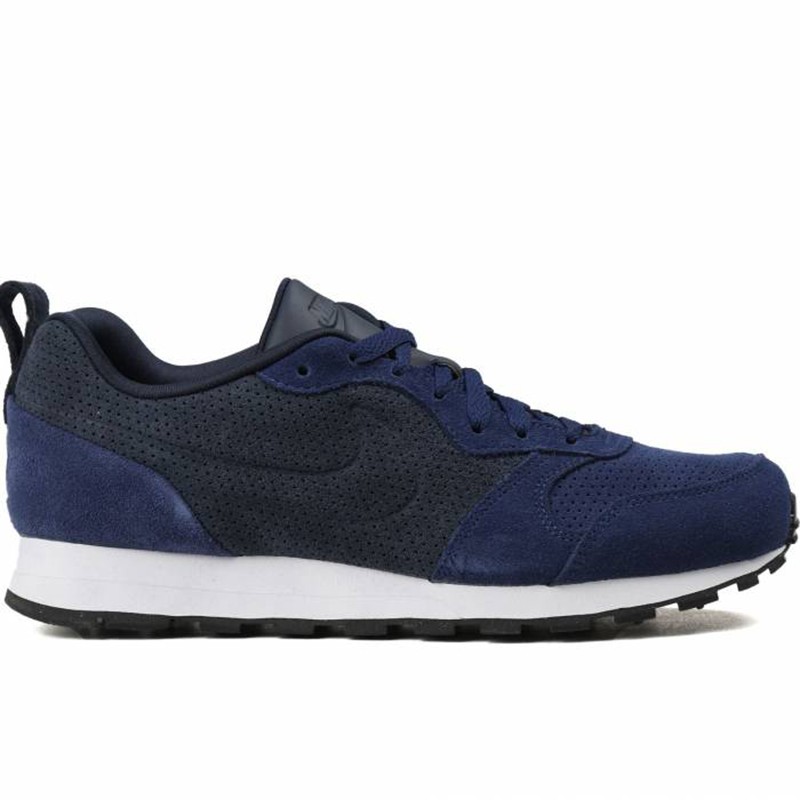 Кроссовки мужские Nike Runner 2 Leather Premium синие 819834-400 — фото 2