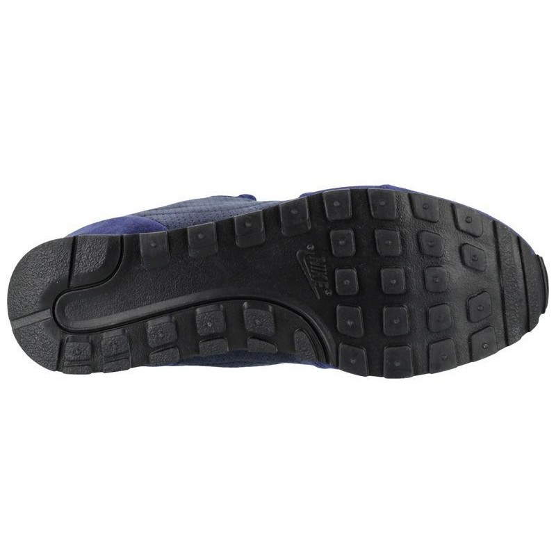 Кроссовки мужские Nike Runner 2 Leather Premium синие 819834-400 — фото 4