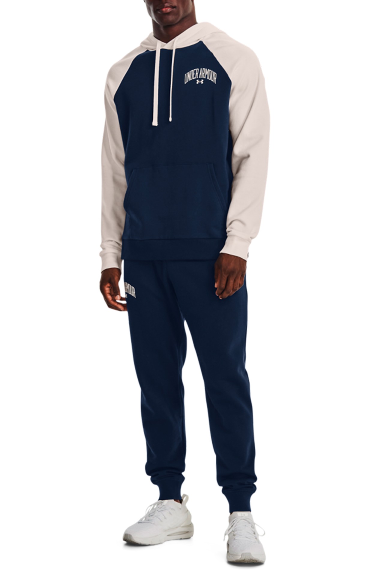 Чоловіча толстовка Under Armour UA Rival WM Colorblock HD синя 1373363-408 изображение 2