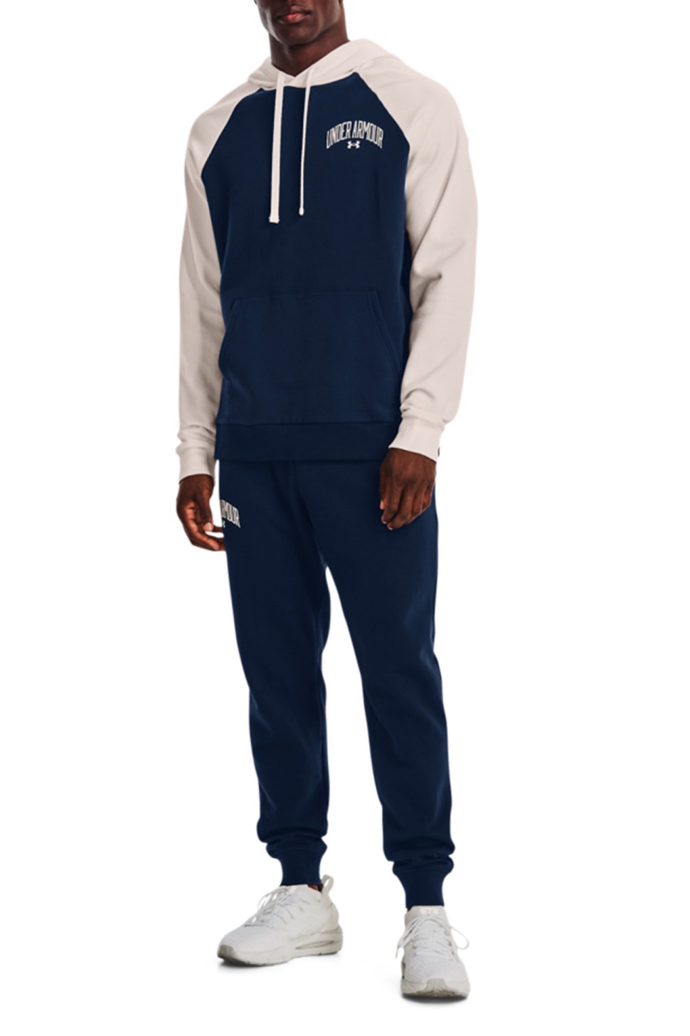 Чоловіча толстовка Under Armour UA Rival WM Colorblock HD синя 1373363-408 — фото 2