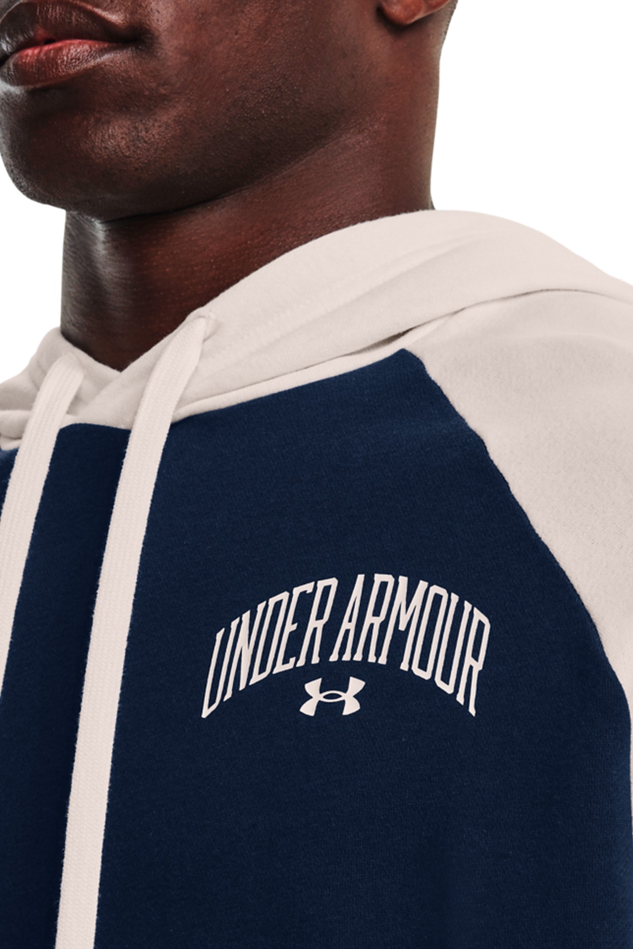 Чоловіча толстовка Under Armour UA Rival WM Colorblock HD синя 1373363-408 изображение 3