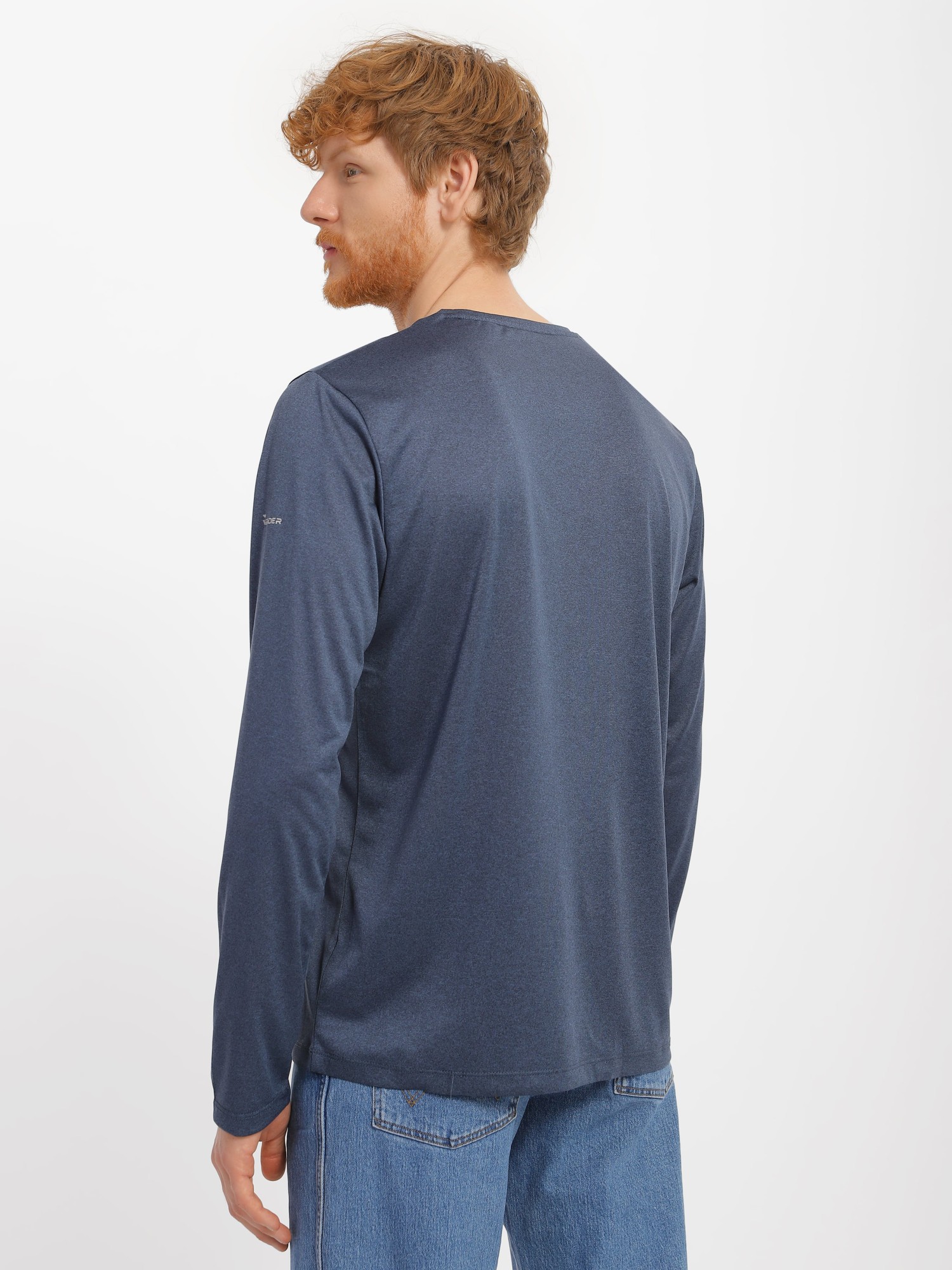 Футболка с длинным рукавом мужская Radder Nepas голубая 122124-400 изображение 6