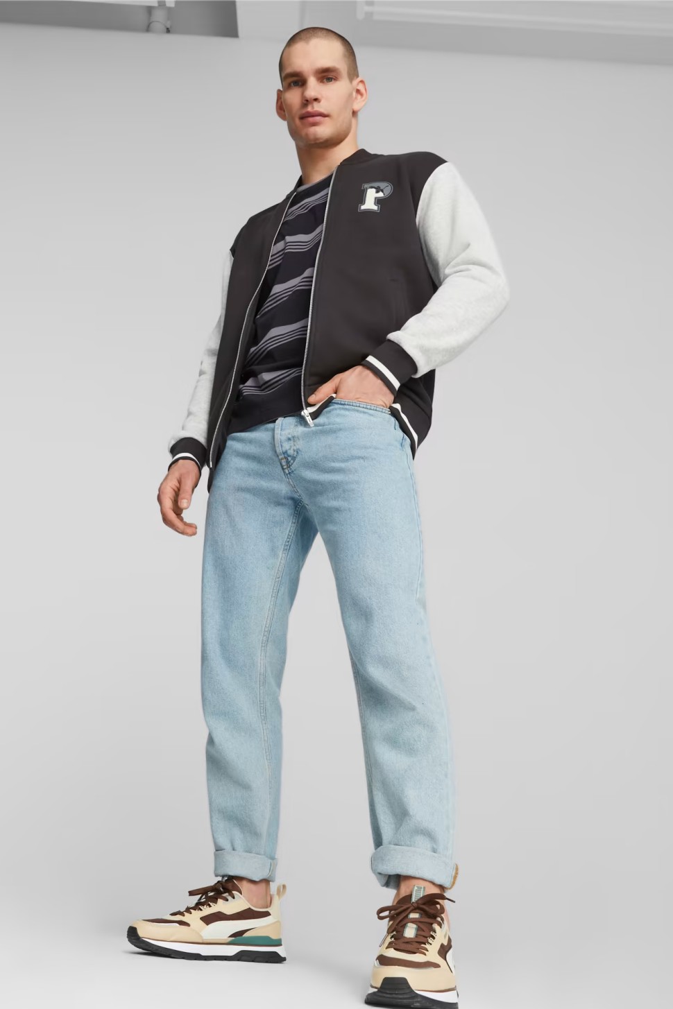 Толстовка чоловіча Puma SQUAD Track Jacket FL чорна 67601801 — фото 2