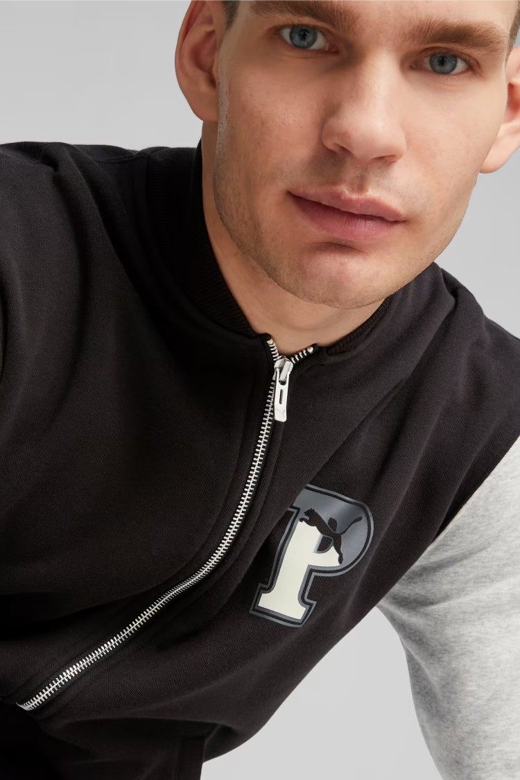 Толстовка мужская Puma SQUAD Track Jacket FL черная 67601801 изображение 3