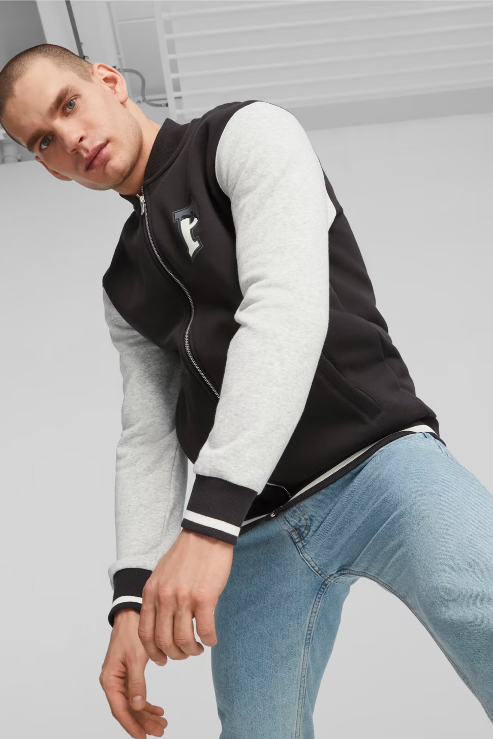 Толстовка чоловіча Puma SQUAD Track Jacket FL чорна 67601801 — фото 4