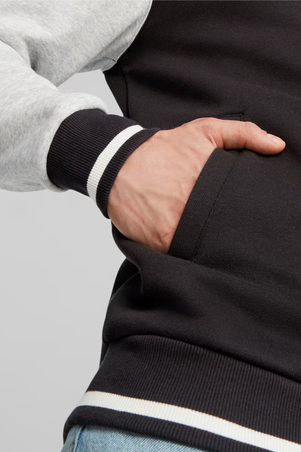 Толстовка чоловіча Puma SQUAD Track Jacket FL чорна 67601801 — фото 5