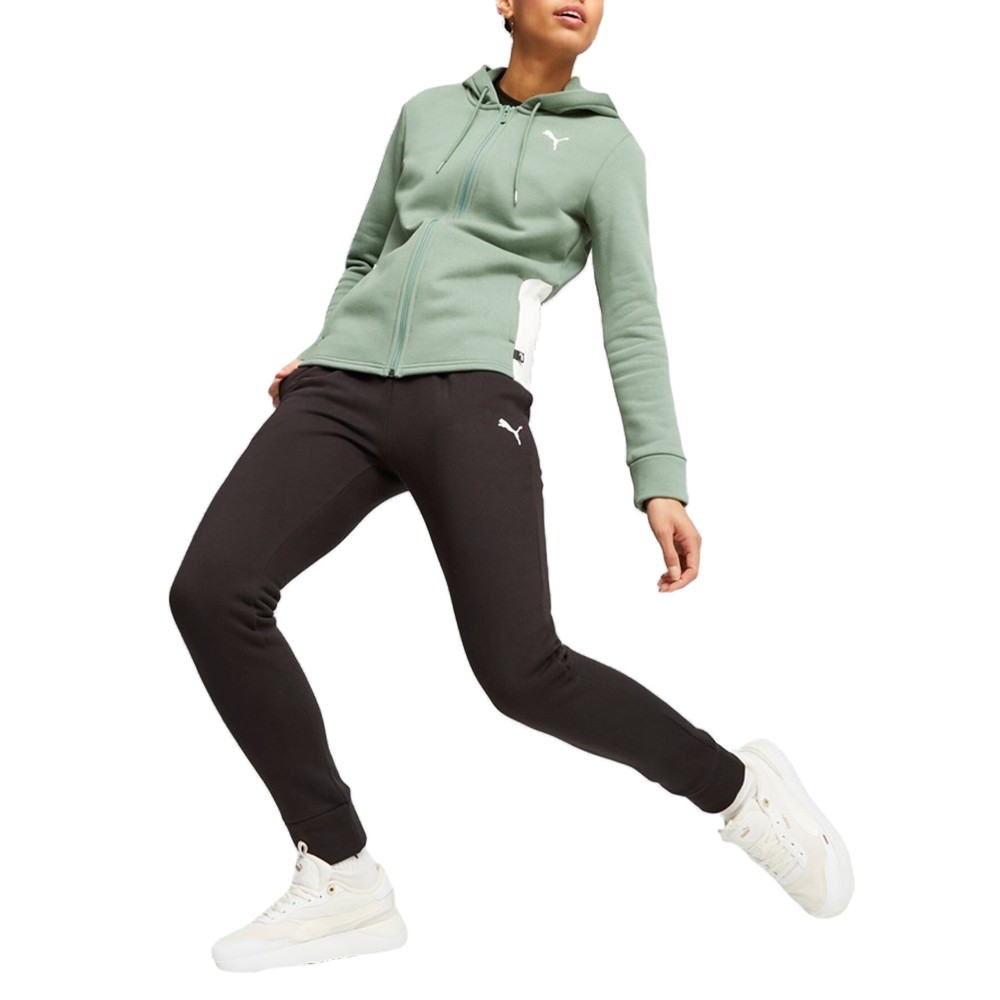 Костюм женский Puma Classic Hooded Tracksuit FL cl черный 62263744 изображение 1