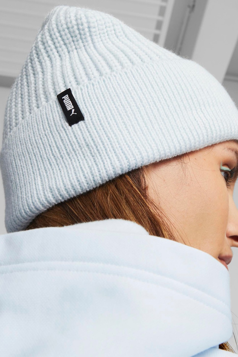 Шапка   Puma Metal Cat Beanie блакитна 02487404 — фото 5