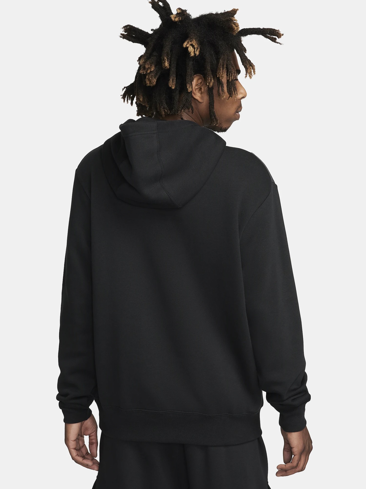 Толстовка мужская Nike M NSW SW AIR PO HOODY FLC BB черная FV0167-010 изображение 3