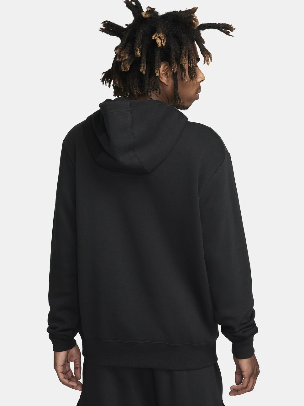 Толстовка чоловіча Nike M NSW SW AIR PO HOODY FLC BB чорна FV0167-010 — фото 3