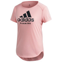 Футболка женская Adidas Bos Gfx розовая FJ4988
