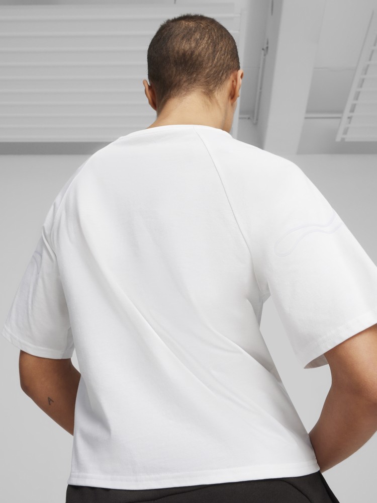 Футболка женская Puma MOTION Cat Tee белая 67998702 изображение 3