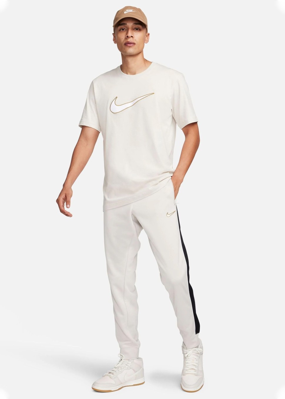 Штани чоловічі Nike M NSW SP PK JOGGER бежеві FN0250-104 — фото 4