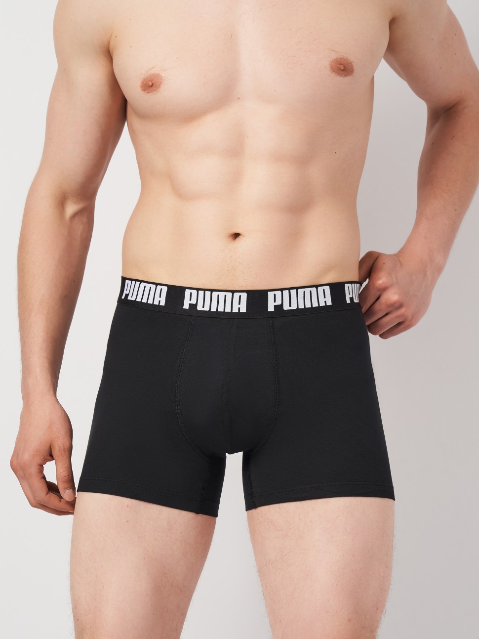 Боксери чоловічі Puma EVERYDAY BASIC BOXER 2P чорні 93832001 — фото 4