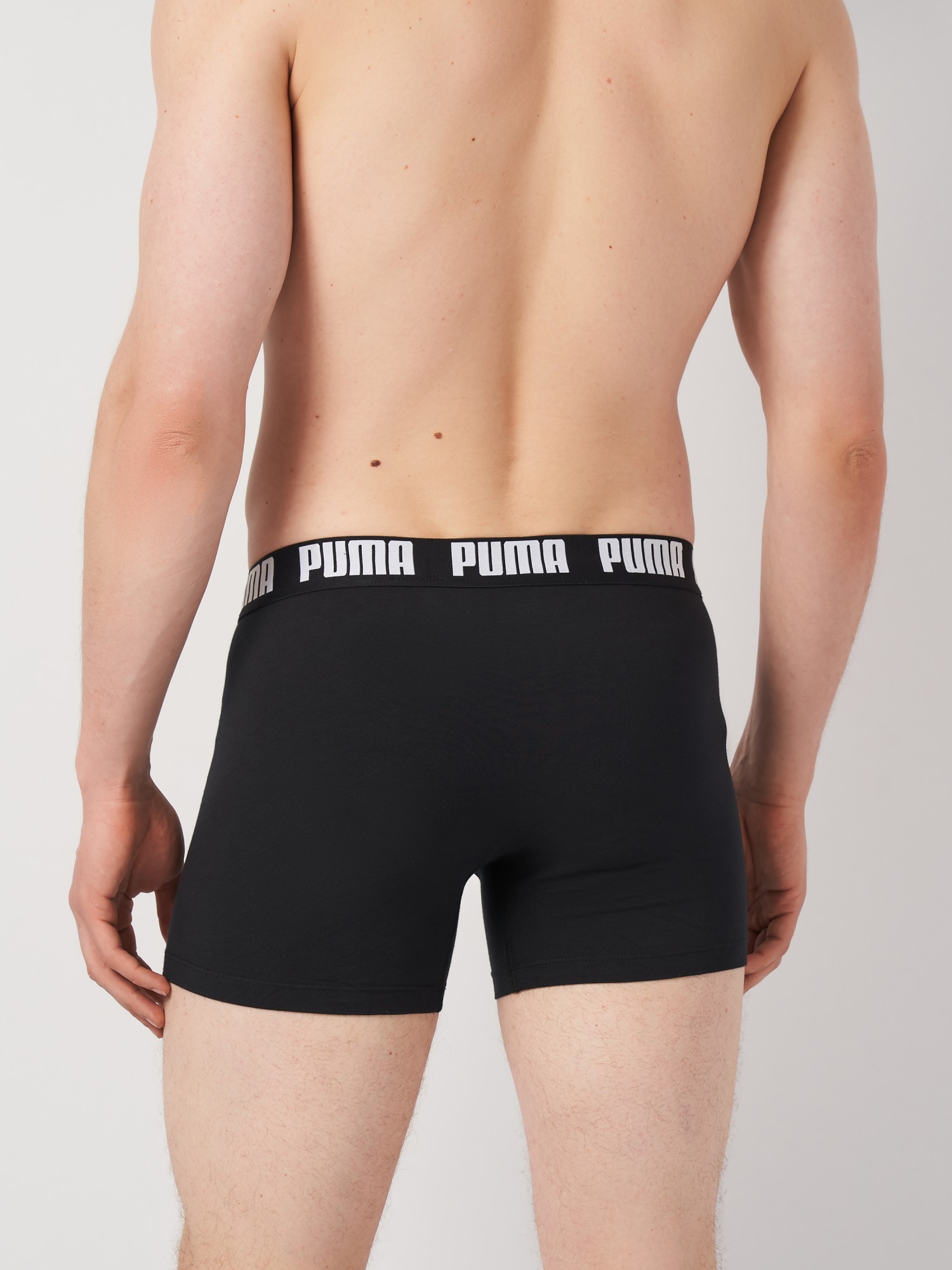 Нижнее белье мужское Puma EVERYDAY BASIC BOXER 2P черное 93832001 изображение 5