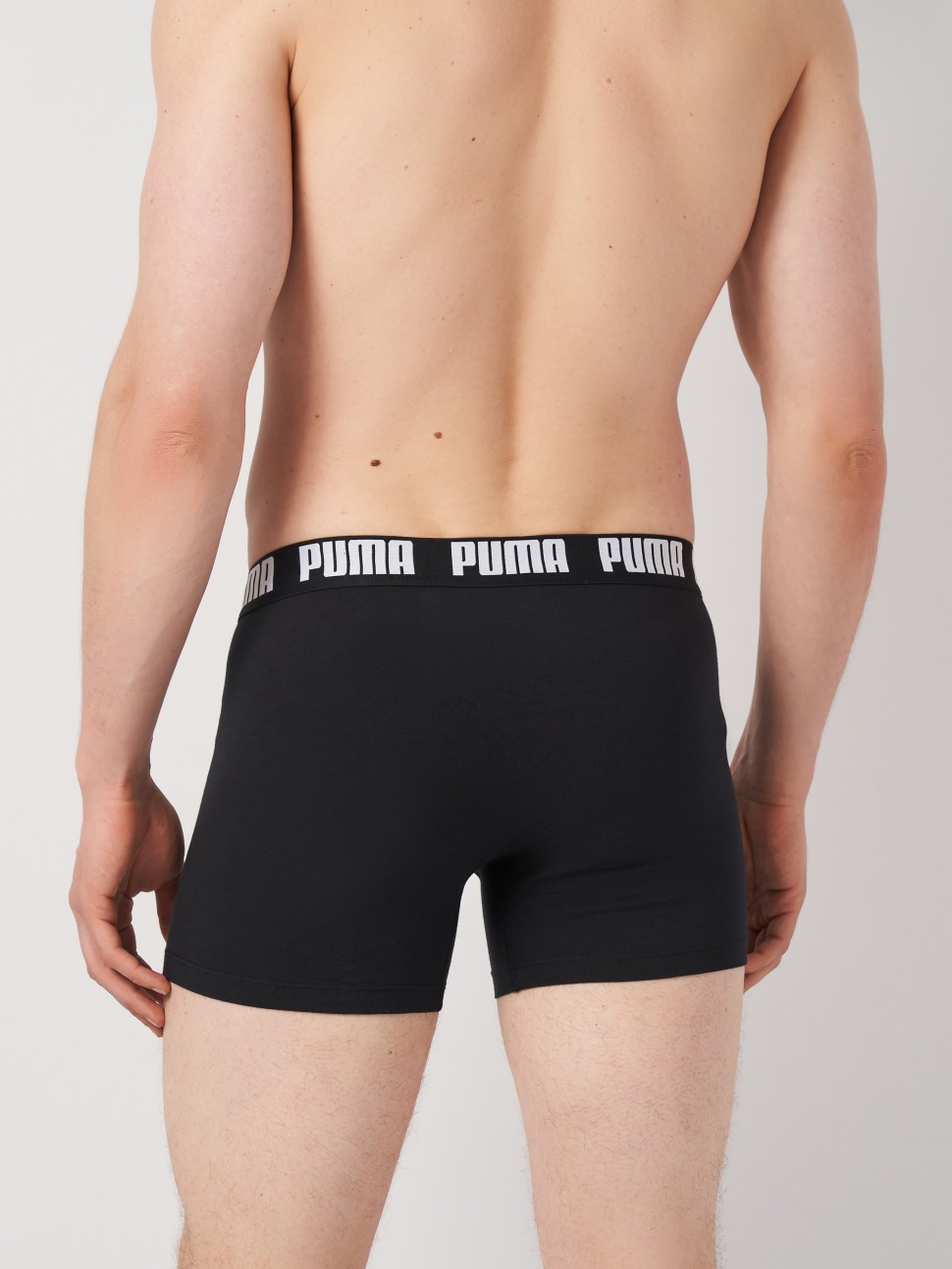Боксери чоловічі Puma EVERYDAY BASIC BOXER 2P чорні 93832001 — фото 5