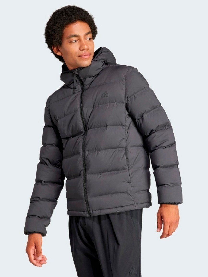 Куртка чоловіча Adidas HELIONIC S HO J графiтова IK3174 — фото 2