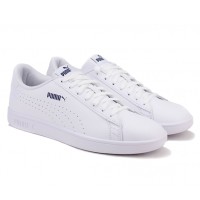 Кеды мужские Puma Smash v2 L Perf белые 36521302 изображение 2